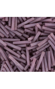 Miyuki twisted bugle beads 2x12mm Matted opaque dusty orchid TW2012-2024